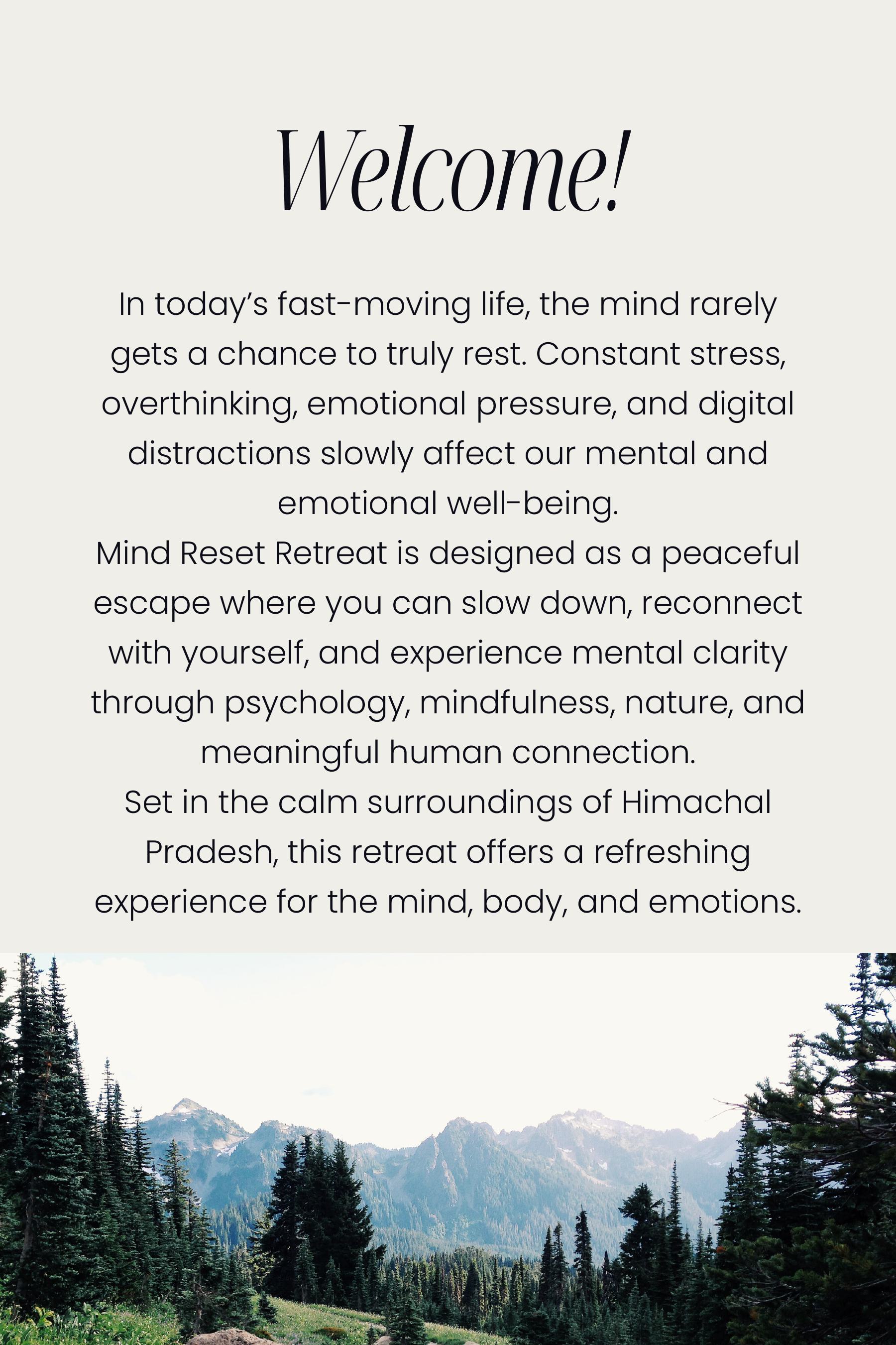 Mind Reset Retreat Image 0